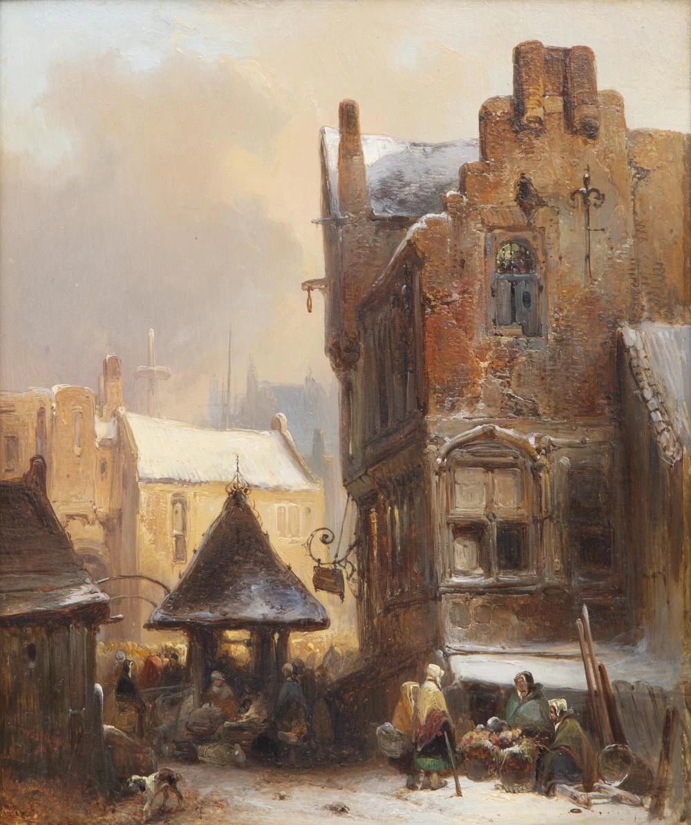 Wijnand Nuyen-58-Un paesaggio urbano in inverno